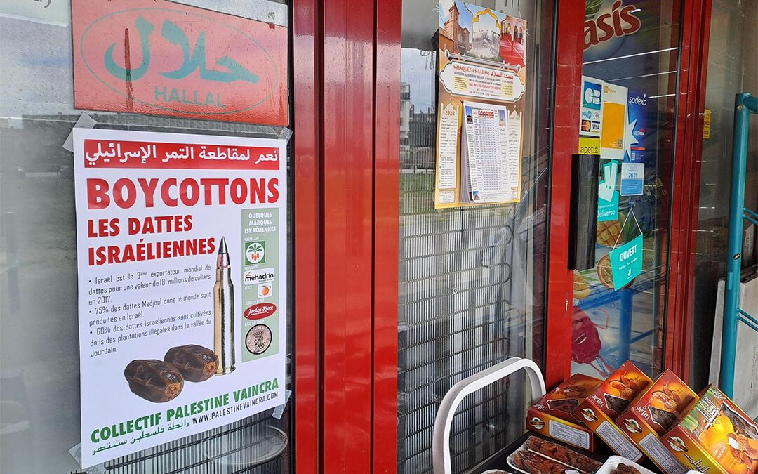 Les dattes israéliennes boycottées en France