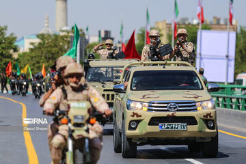 Army Day parade in Iran's Isfahan