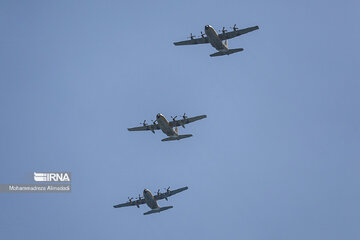 Iran's Army Air Force fighters' parade