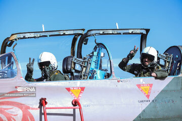 Iran's Army Air Force fighters' parade