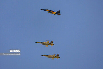 Iran's Army Air Force fighters' parade