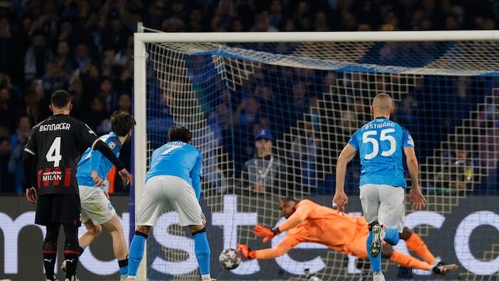 حذف تلخ ناپولی به دست میلانیها؛ وداع صدرنشین سریآ با لیگ قهرمانان اروپا
