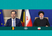 صدر رئیسی کا ایران اور بیلجیم کے تعاون کو وسعت دینے پر زور