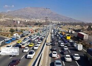 سفر برون شهری ۱۱ درصد کاهش یافت/ ترافیک ورود به تهران سنگین است