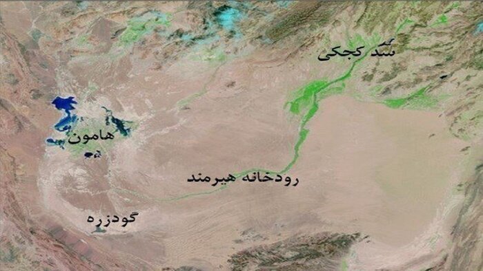 لب‌های خشکیده هامون/اوج خشکسالی سیستان با افتتاح سد کمال‌خان