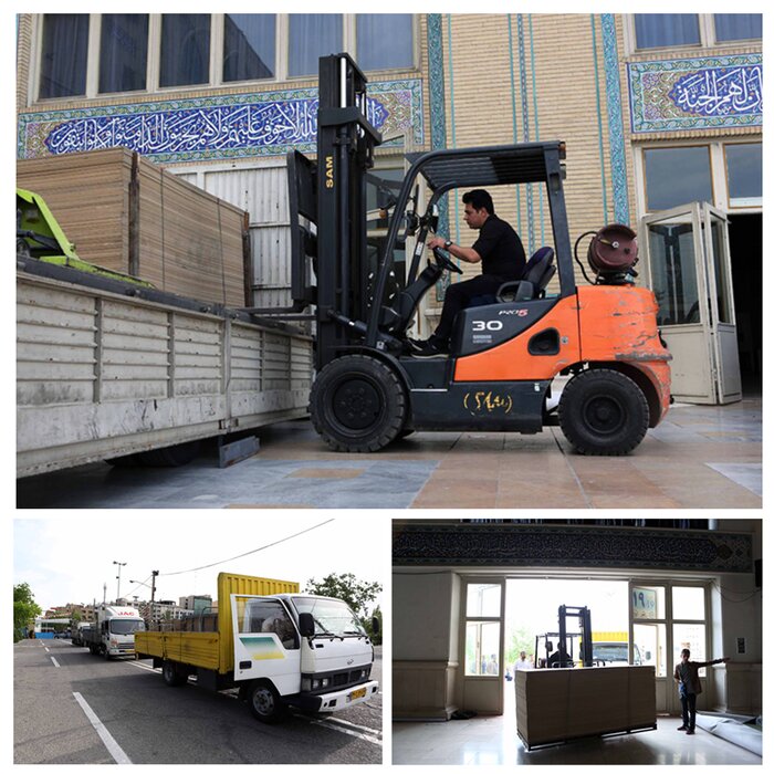 آغاز انتقال تجهیزات آمادهسازی نمایشگاه بینالمللی کتاب تهران