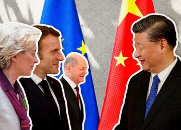 پولیتیکو: شکاف بزرگ درون اتحادیه اروپا / فرانسه و آلمان درباره چین اختلاف نظر آشکار دارند
