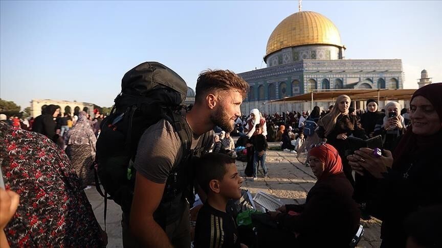 Un Français a marché 3 900 kilomètres pour se rendre à la mosquée Al-Aqsa
