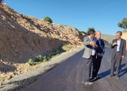 جاده چشمه چاهی - سفیدخانی سیروان تا ۲ هفته آینده زیر بار ترافیک می رود 
