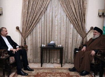 Amir-Abdollahian rencontre Sayed Hassan Nasrallah à Beyrouth