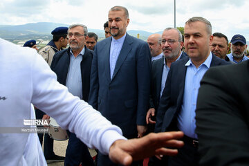 Iran FM visits Lebanon's Maroun El Ras near border with Israel