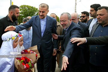 Iran FM visits Lebanon's Maroun El Ras near border with Israel