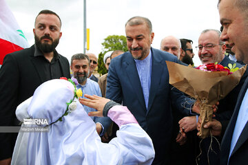 Iran FM visits Lebanon's Maroun El Ras near border with Israel