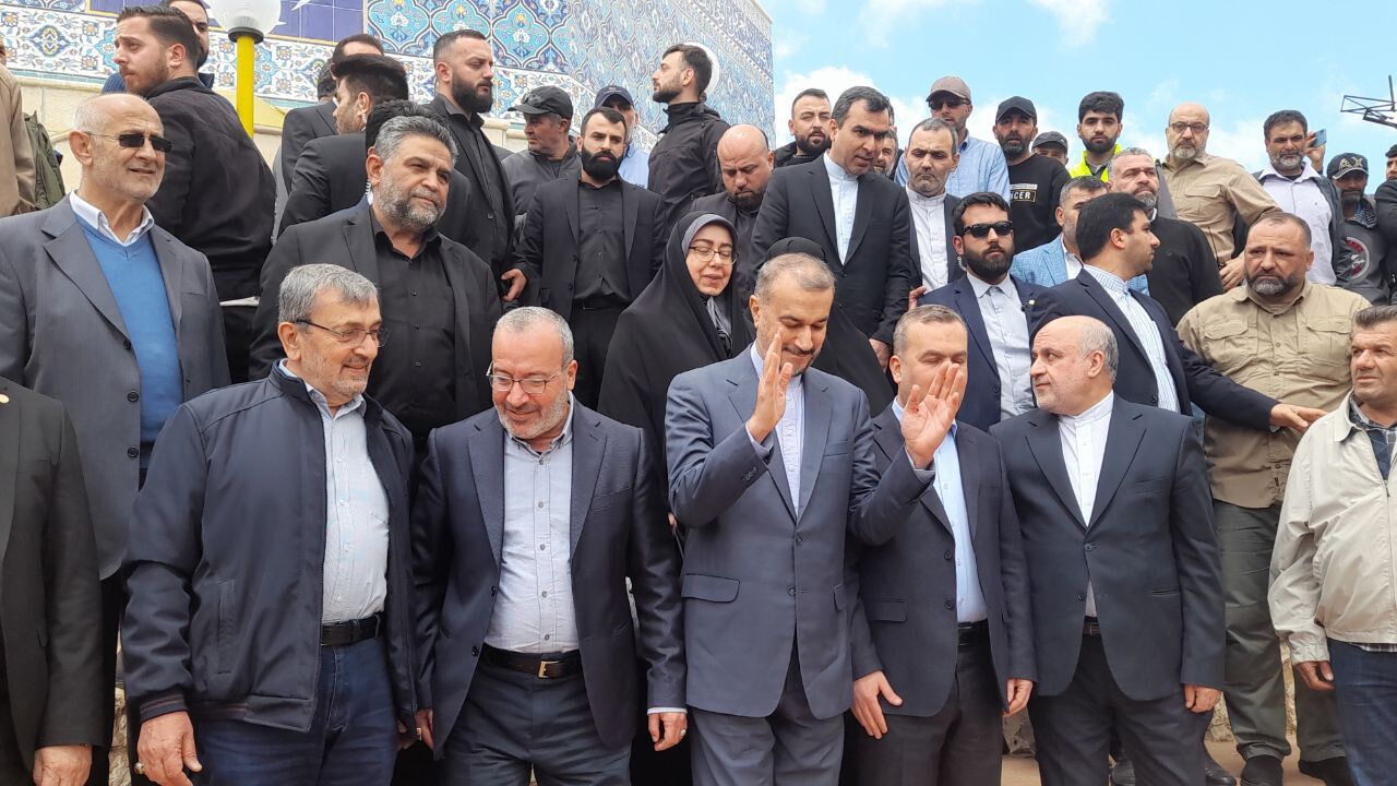 ایرانی وزیر خارجہ کا مقبوضہ فلسطین کے سرحدی علاقوں کا دورہ