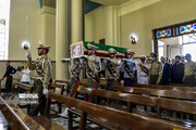 Funeral of Iranian Assyrian war-time soldier in Tehran