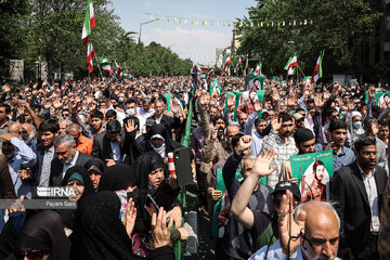 Funeral ceremony of an Iranian war-time soldier buried after 39 yrs