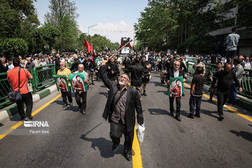 Funeral ceremony of an Iranian war-time soldier buried after 39 yrs