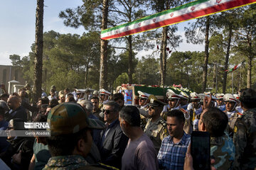 Funeral ceremony of an Iranian war-time soldier buried after 39 yrs