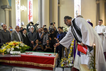 Funeral ceremony of an Iranian war-time soldier buried after 39 yrs