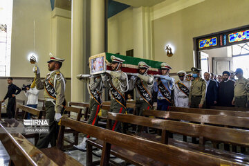 Funeral ceremony of an Iranian war-time soldier buried after 39 yrs