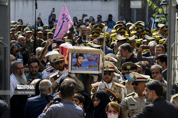 Funeral ceremony of an Iranian war-time soldier buried after 39 yrs