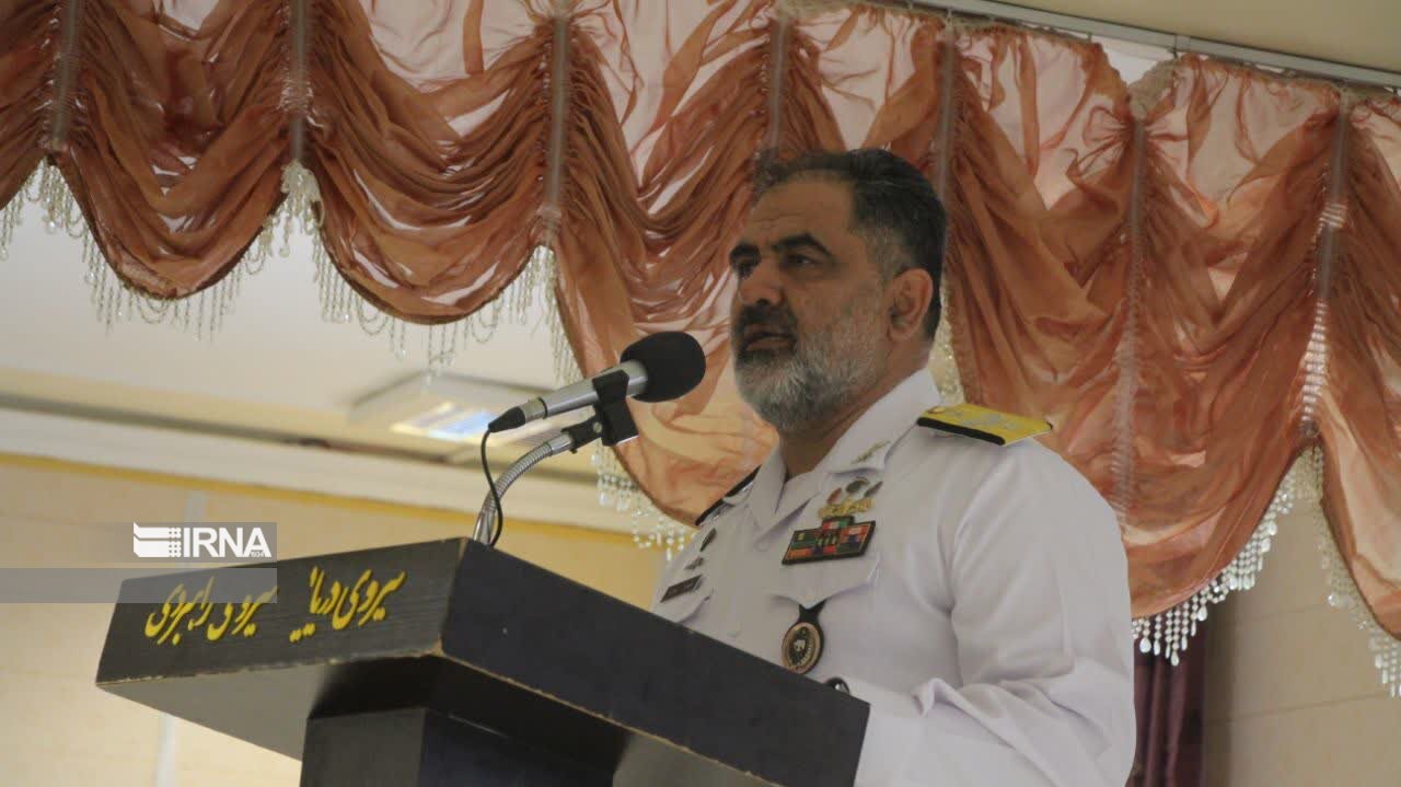 امیر دریادار ایرانی: نیروی دریایی ارتش، جانِ کلام انقلاب را به نمایش گذاشته است
