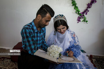 Iran Bakhtiari Nomads wedding ceremony