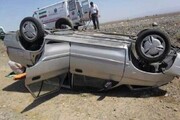 واژگونی پراید در قزوین ۲ کشته و مصدوم برجای گذاشت