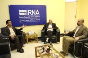 رییس شورای شهر قشم از ایرنا بازدید کرد