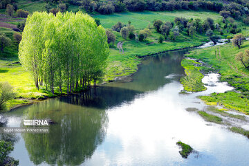 Garan Dam in western Iran discharged