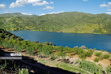 Garan Dam in western Iran discharged