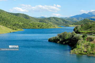 Garan Dam in western Iran discharged