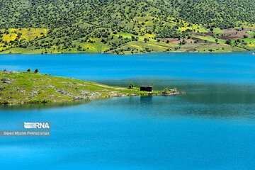 Garan Dam in western Iran discharged