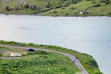 Garan Dam in western Iran discharged