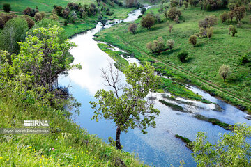 Garan Dam in western Iran discharged