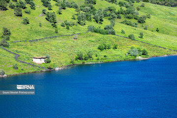 Garan Dam in western Iran discharged