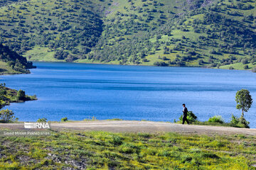 Garan Dam in western Iran discharged