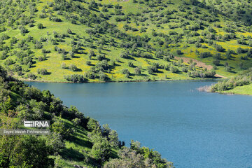 Garan Dam in western Iran discharged