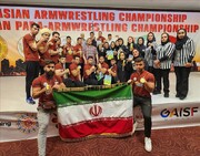 کولاک ایرانی‌ها در مسابقات مچ‌اندازی قهرمانی آسیا؛ ۲۱ مدال برای ملی‌پوشان