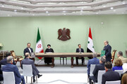 امضای ۱۵ سند همکاری میان ایران و سوریه با حضور رئیسی و اسد