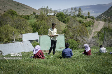 A school with 4 students in north Iran