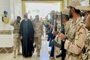 رئیس سازمان قضایی نیروهای مسلح از مرز بین‌المللی باشماق مریوان بازدید کرد