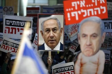 تظاهرات گسترده علیه نتانیاهو با وجود ادامه حملات به غزه