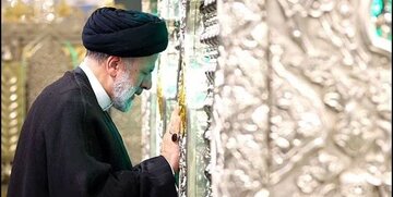 تشرف آیتالله رئیسی به حرم مطهر حضرت رقیه(س)