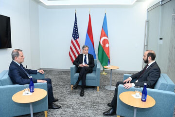 بلینکن: صلح میان ارمنستان و جمهوری آذربایجان در دسترس است