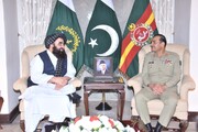 رایزنی فرمانده ارتش پاکستان و وزیرخارجه طالبان پیرامون وضعیت افغانستان