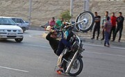 جولان موتورسواران بدون گواهینامه در خیابان‌های گناباد