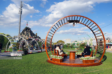 11th Urmia flowers festival in northwestern Iran