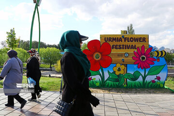 11th Urmia flowers festival in northwestern Iran