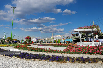 11th Urmia flowers festival in northwestern Iran